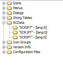 Figure 3. The real and decoy script resources