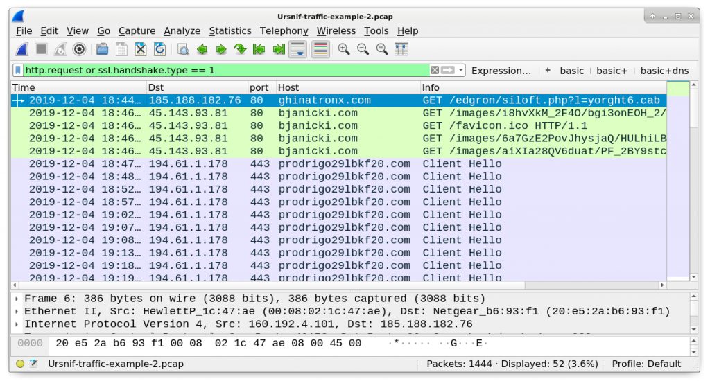 Wiresharkによるパケット解析講座 Ursnif感染の調査