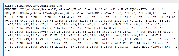 画像11は.lnkファイルを難読化する文字パディング方法を示している多数のコード行のスクリーンショットです。 