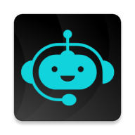 画像1はSuperGPTアプリのアイコンです。このアイコンには、マイク付きヘッドフォンをつけた青いロボットの頭部が描かれています。