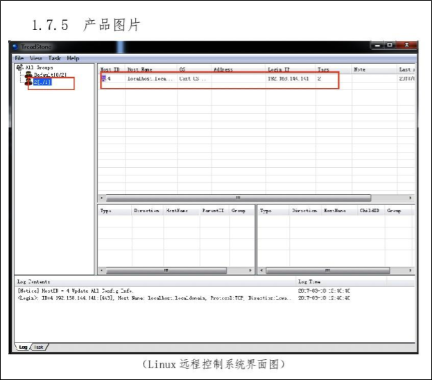画像 2 は、マルウェア Treadstone のコントロール パネルのスクリーンショットです。2 つの赤いボックスは、ホスト情報とグループ名を強調表示しています。スクリーンショットの言語は英語と中国語の文字が混在しています。 
