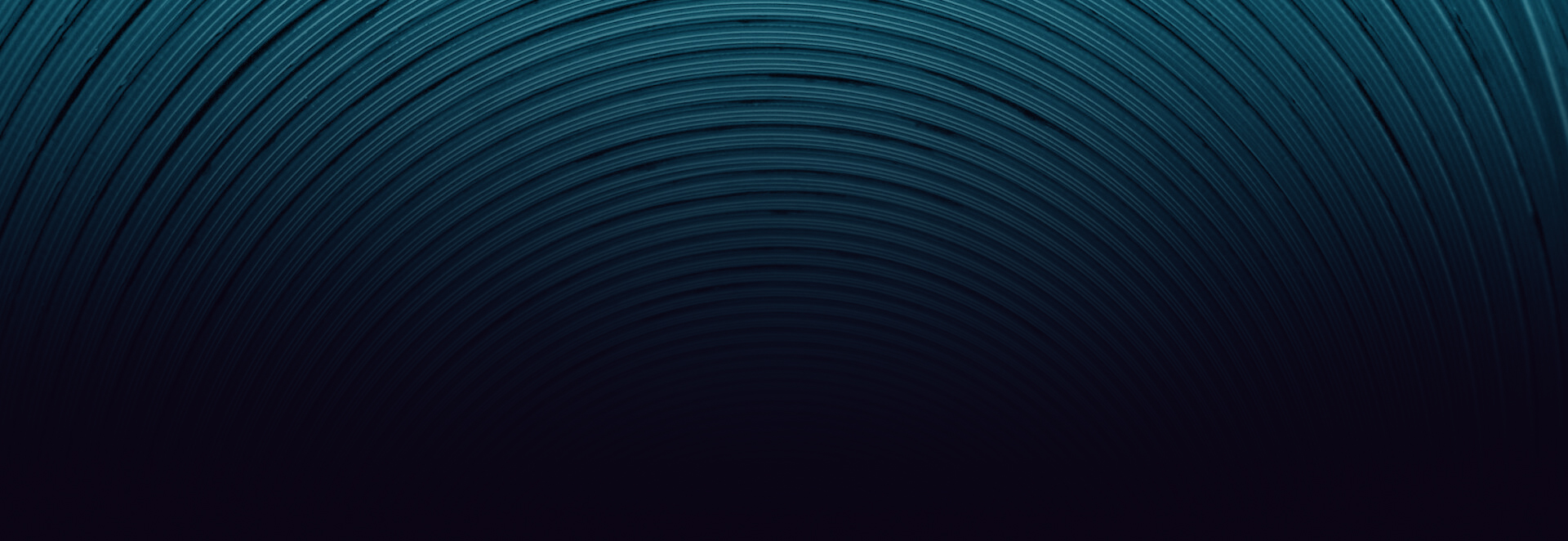 Dark blue graphic with geometric concentric circles